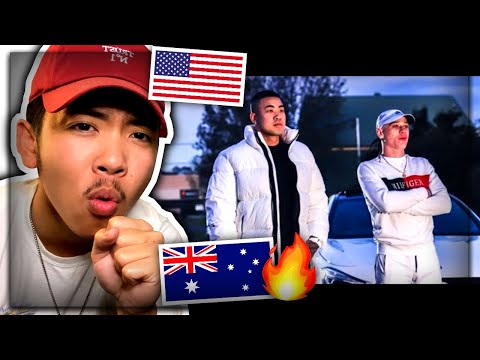 ROPS ft CRZYCAM - NO PRESSURE (Official Music Video) AMERICAN REACTION! Australian Rap Drill Music