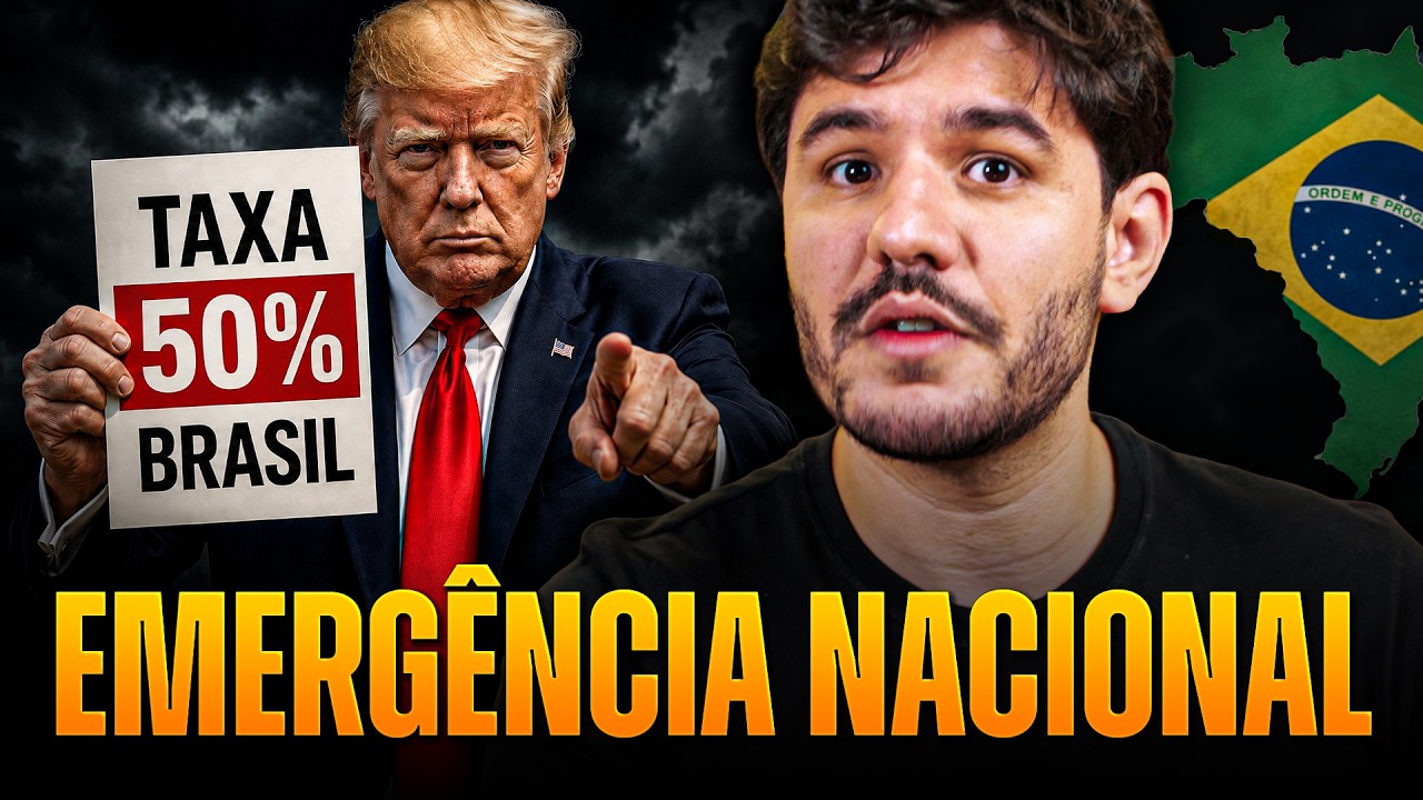 Trump declara emergência nacional sobre o Brasil