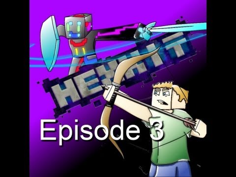 Minecraft: Hexxit Let's Play Ep. 3- Dat Infernal Skelington!