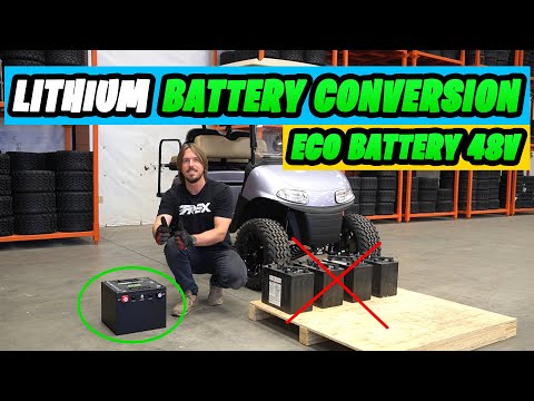 EZGO RXV Lithium Conversion Step-by-Step GUIDE - 48V 105ah *ECO BATTERY*