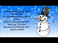 Amy Grant - Winter Wonderland (Lyrics)
