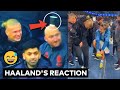 Haaland and Jack Grealish reaction to Kevin De Bruyne and Doku