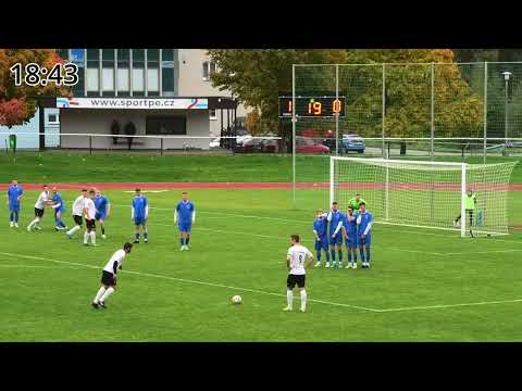 Sestřih branek:  FK Maraton Pelhřimov – FC Slavoj Žirovnice 5:0, 9. kolo KP Mužů, 1.10. 2022.