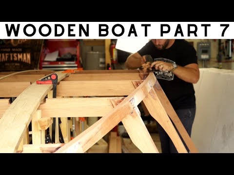 Wooden Boat Build // Part 7: Chine Logs & Scarfing Sides