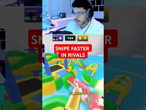 Do This To Snipe Faster In Roblox Rivals 🤫