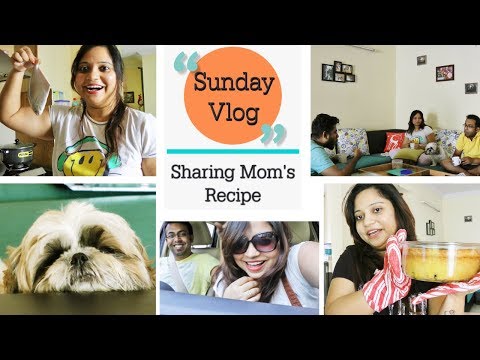 Indian Petmom Busy Sunday Vlog | Mom's Special Recipe | Sunday Family Vlog - Watching Sanju Movie 🎬 Video