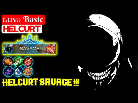 GOSU BASIC HELCURT SAVAGE !!! [ ɢᴏsᴜ Basic Helcurt ] Mobile Legends