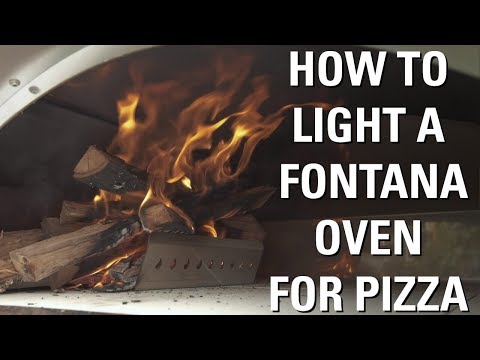 How to Light a Fontana Wood-Fired Oven for Cooking Pizza - Fontana Forni USA