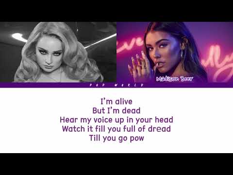 KDA   VILLAIN Lyrics ft  Madison Beer & Kim Petras Color Coded