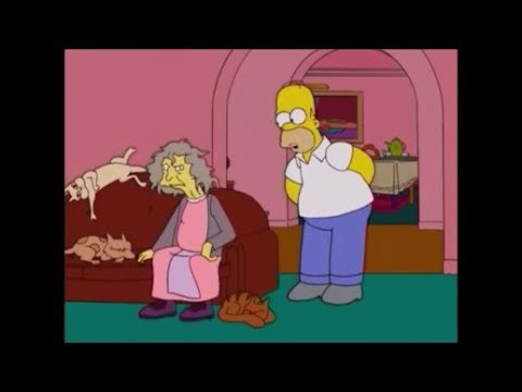 The Simpsons - I Bet You Can't Throw A Cat Over The House