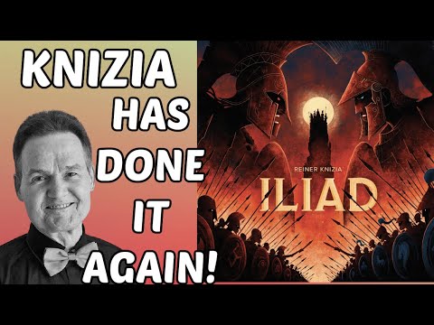 Iliad 2 Player Abstract Game Review by Reiner Knizia!