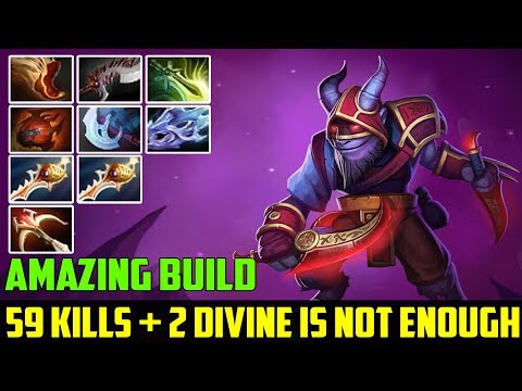 Riki Dota 2 - Amazing Build - 59 Kills Def Megacreeps - 2 Divine is not enough