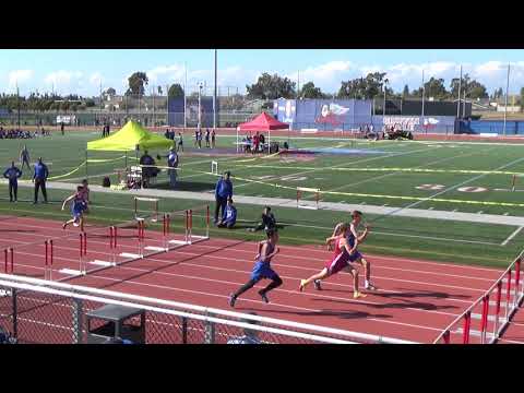 FSB 110m Hurdles vs Fountain Valley on 3-27-19