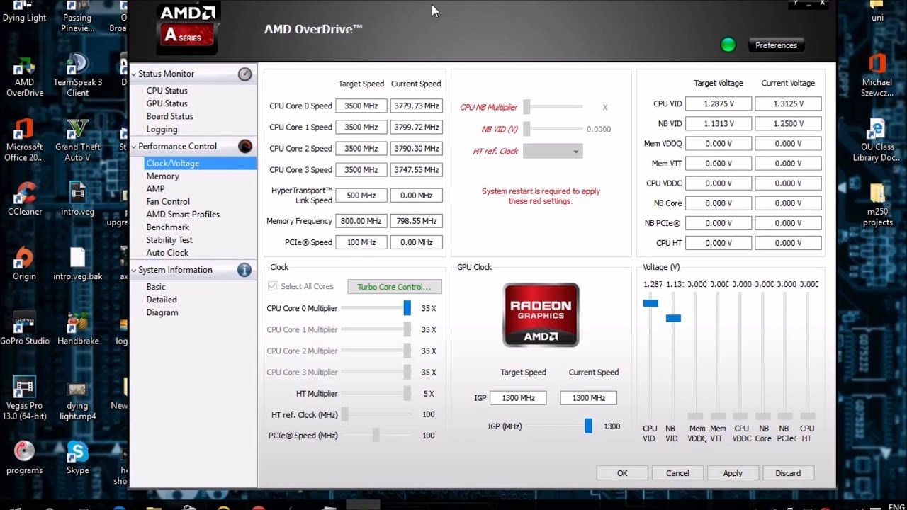 Amd Overdrive : Overclock tutorial