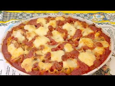 Paccheri al forno super cremosi Piatto unico delle feste!