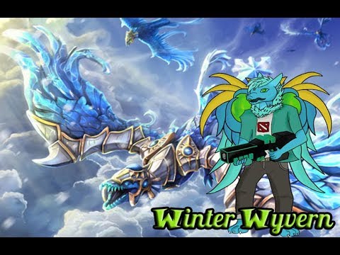 Drawing Fanart Dota2 Winter Wyvern