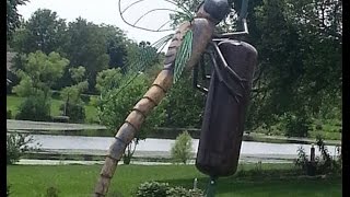#27 Installing The Dragonfly Sculpture