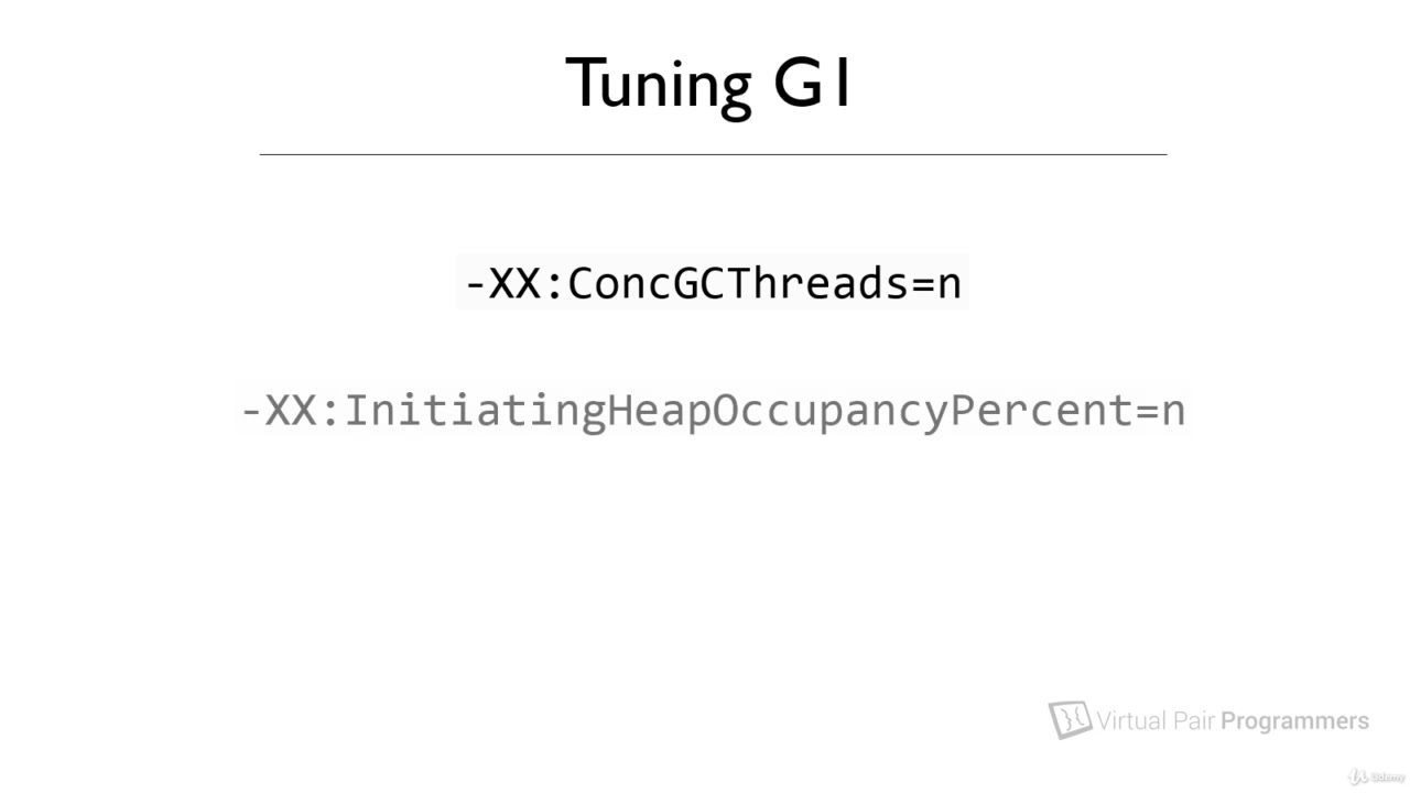 54  Tuning the G1 garbage collector