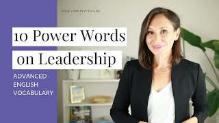 10 English Power Words | The Language of Leadership