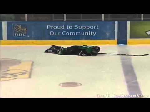 Alex Schoenborn Hit on Reid Gardiner- Game Misconduct (10/24/14)