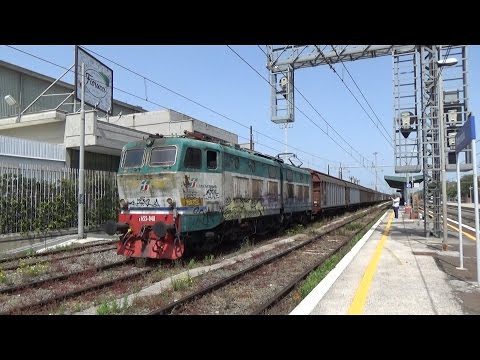 E655.048 sul MRS 55307 Bologna Interporto - Maddaloni Marcianise, in partenza da Pomezia