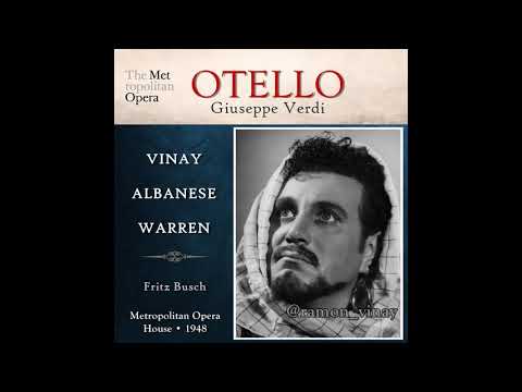 Ramón Vinay - Dio! mi potevi scagliar (Otello) Metopera, 1948
