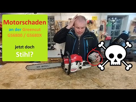 Motorschaden an der Greencut GS6800 / GS680X - Totalschaden & ab in den Schrott oder noch zu retten?