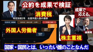 消費税・外国人労働者・株主重視 ― 自民党の政策は誰のためだったのか #自民党 #政治