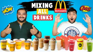 Mixing McDonald's Entire Drinks Menu | McDonald's Food Challenge | Viwa Food World