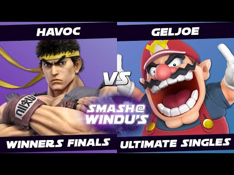 Havoc (Ryu) vs GelJoe (Wario) - Smash @ Windu's 120 - Winners Finals SSBU