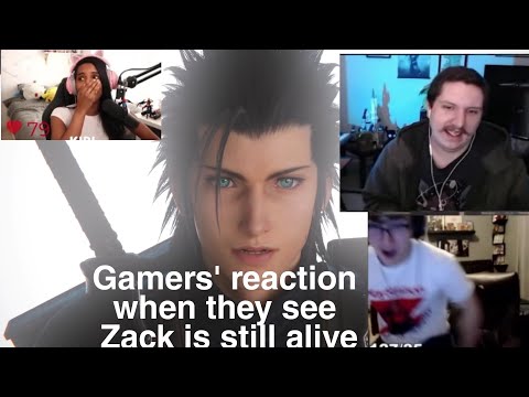 Gamers' reaction when they see Zack Fair is still alive
