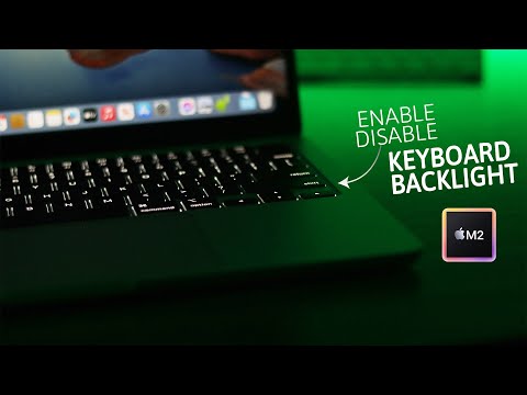 How To Turn ON / OFF Keyboard Light on MacBook Air M2!