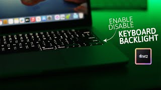 How To Turn ON / OFF Keyboard Light on MacBook Air M2!