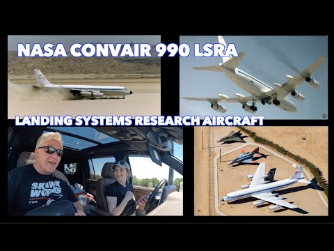 NASA LSRA Convair CV990 s/n #810 Landing Systems Research Aircraft Abandoned Mojave California 2023