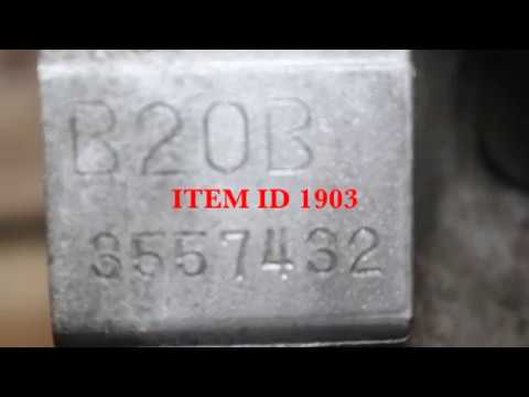 JDM 2.0L B20B Honda CR-V 1999-2001 ENGINE SWAP REPLACEMENT FOR B20Z: video still