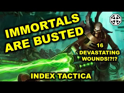 Insane Necron Immortal Combo - Warhammer 40k 10th edition Necron codex