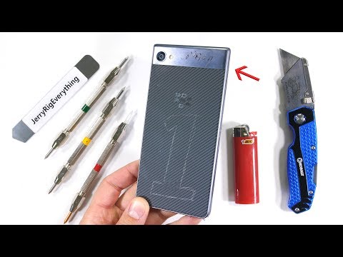 BlackBerry Motion has a Nano Diamond Screen? - Durability test!