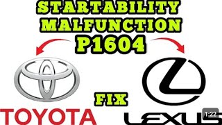 P1604 START ABILITY MALFUNCTION CAUSES AND HOW TO FIX