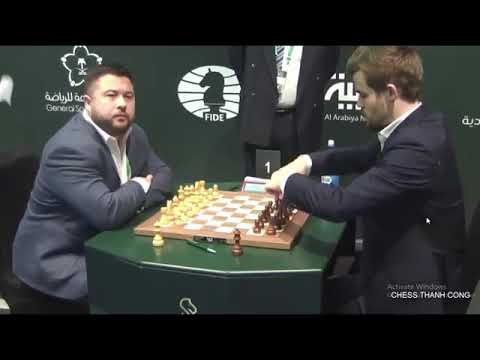 Magnus Carlsen VS BEAT Vladimir Dobrov || World rapid chess  Video's 2017 - Round 2