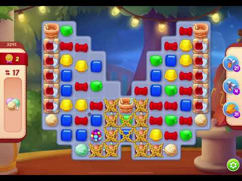 HomeScapes Level 3241 no boosters (18 moves)