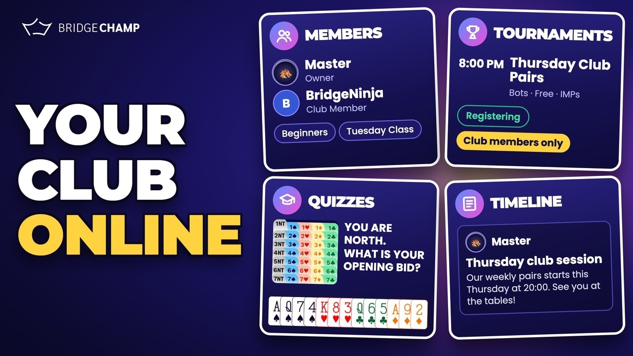 How to Run a Bridge Club on Bridge Champ