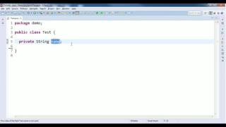 Shortcut to add Getters and Setters methods in eclipse..