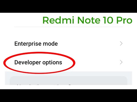 Redmi Note 10 Pro Developer Option Setting | How To Enable Developer Option Redmi Note 10 Pro