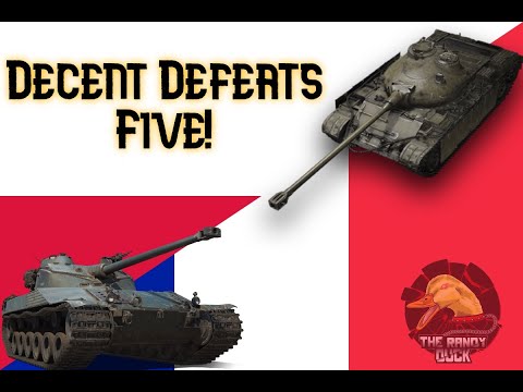 Bat-Chat 25t & CS-59 Decent Defeats Five!! II Wot Console - World of Tanks Console Modern Armour
