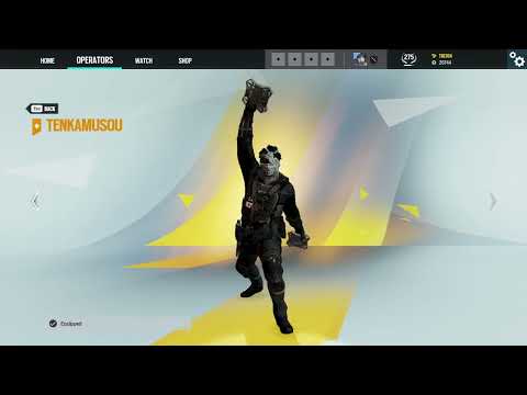 【Rainbow Six Siege】Echo mummy head+samurai skin victory celebration MVP animation