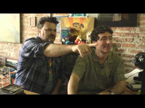Tim Schafer and Dave Grossman play "Day of the Tentacle"
