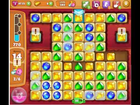 Diamond Digger Saga Level 282, 3***Stars, Color Burst (free)