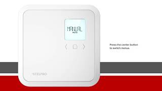 STELPRO - How to lock/unlock your thermostat - Fahrenheit/USA