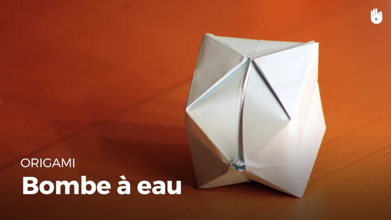 Faire une Bombe à eau en papier Apprendre à faire des origamis Sikana — free download
