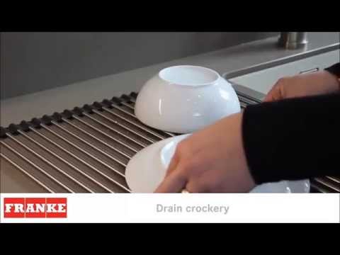 The Franke Rollamat - Space Saving Draining Board and Trivet All In One